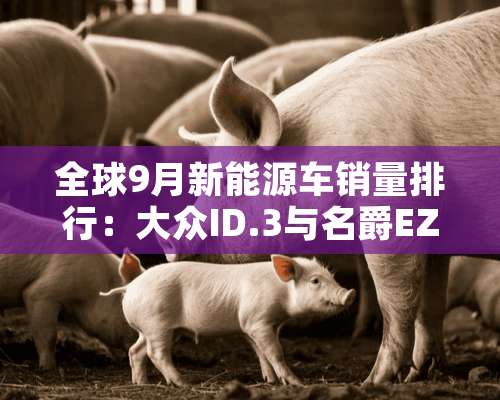 全球9月新能源车销量排行：大众ID.3与名爵EZS首进前十