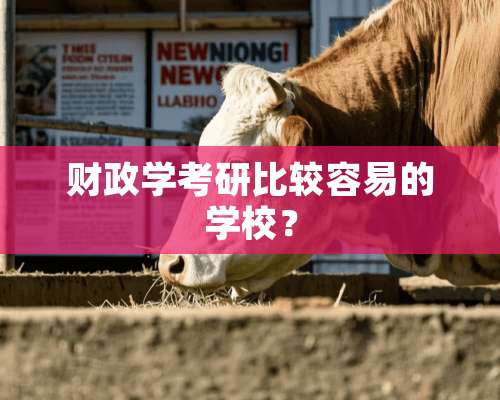 财政学考研比较容易的学校？