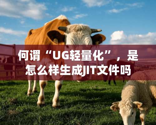 何谓“UG轻量化”，是怎么样生成JIT文件吗