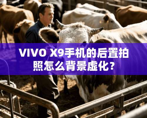 VIVO X9手机的后置拍照怎么背景虚化？