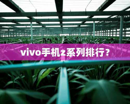 vivo手机z系列排行？