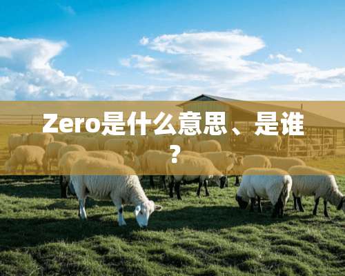 Zero是什么意思、是谁？