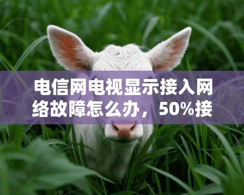 电信网电视显示接入网络故障怎么办，50%接入网络故障？