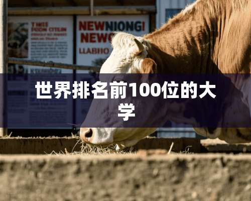 世界排名前100位的大学