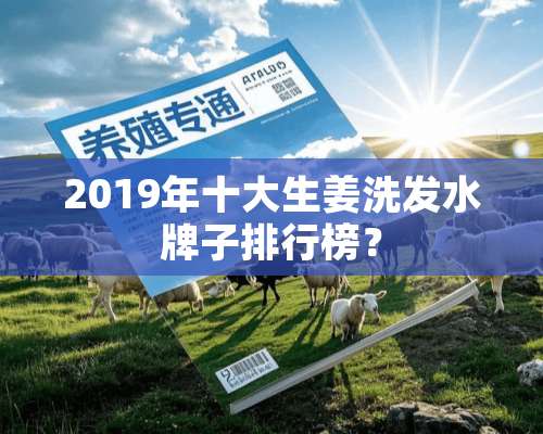 2019年十大生姜洗发水牌子排行榜？