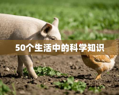 50个生活中的科学知识