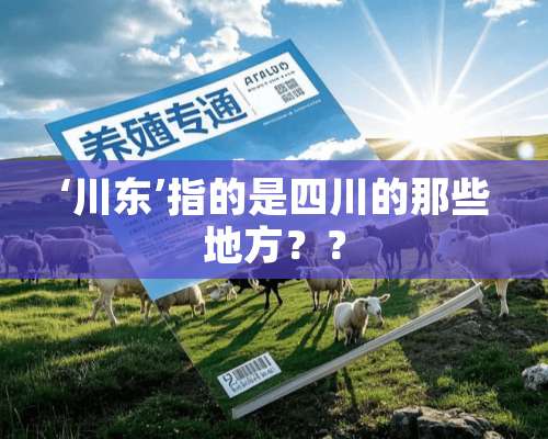 ‘川东’指的是四川的那些地方？？