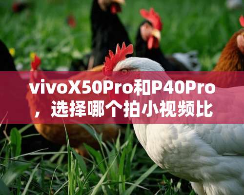 vivoX50Pro和P40Pro，选择哪个拍小视频比较好？