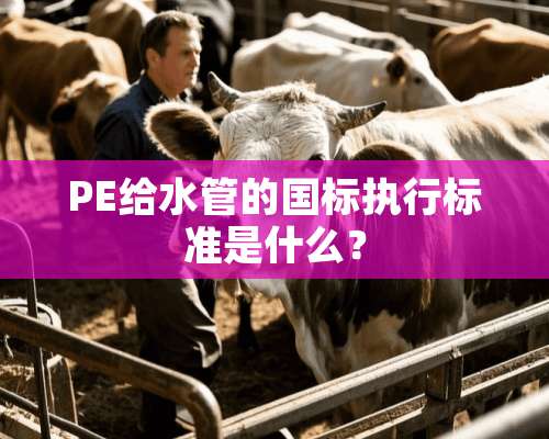 PE给水管的国标执行标准是什么？