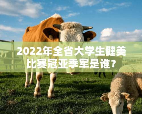 2022年全省大学生健美比赛冠亚季军是谁？