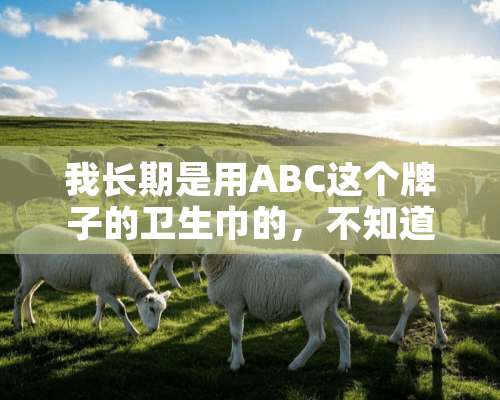 我长期是用ABC这个牌子的卫生巾的，不知道好不好。