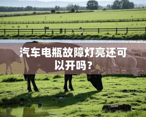 汽车电瓶故障灯亮还可以开吗？