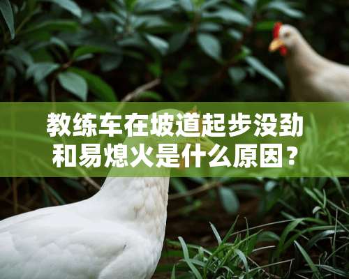 教练车在坡道起步没劲和易熄火是什么原因？