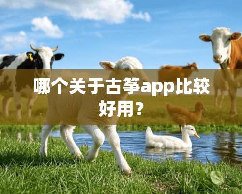 哪个关于古筝app比较好用？