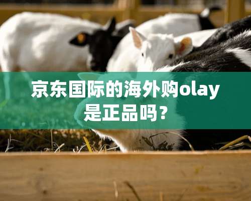 京东国际的海外购olay是正品吗？