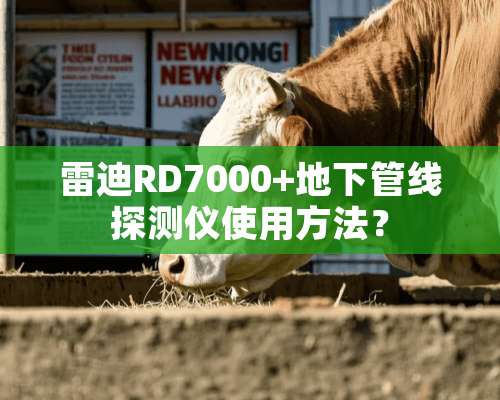 雷迪RD7000+**管线探测仪使用方法？