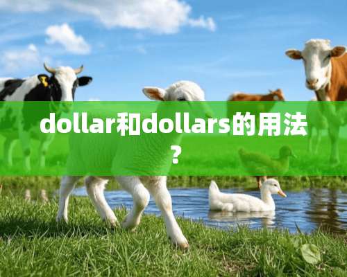 dollar和dollars的用法？