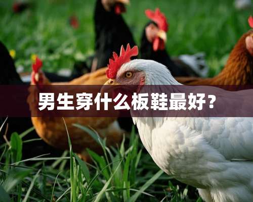 男生穿什么板鞋最好？