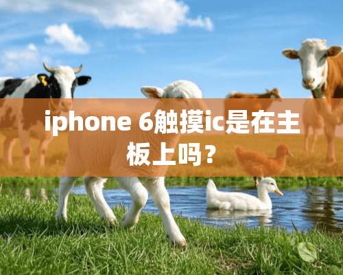 iphone 6触摸ic是在主板上吗？