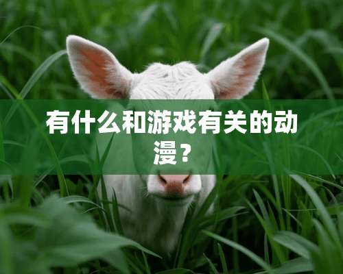 有什么和游戏有关的动漫？