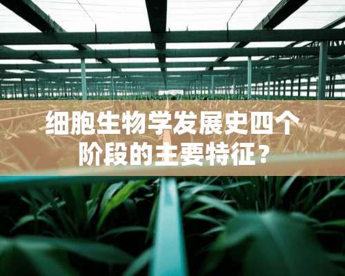 细胞生物学发展史四个阶段的主要特征？