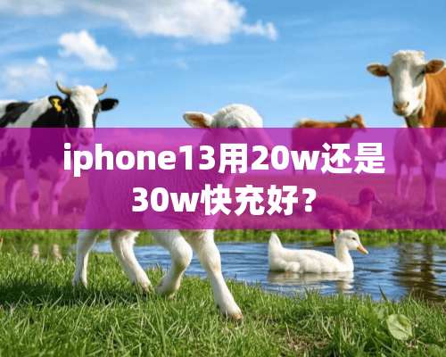 iphone13用20w还是30w快充好？