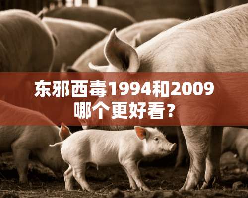 东邪西毒1994和2009哪个更好看？