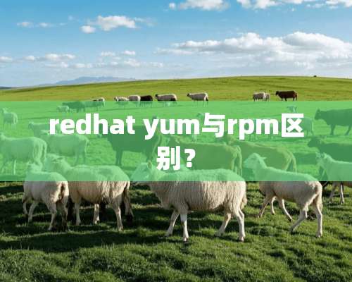 redhat yum与rpm区别？