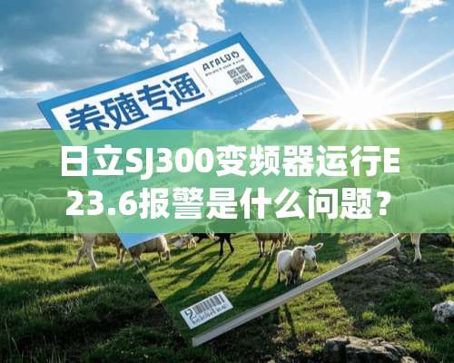 日立SJ300变频器运行E23.6报警是什么问题？