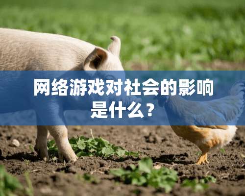 网络游戏对社会的影响是什么？