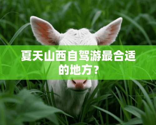 夏天山西自驾游最合适的地方？