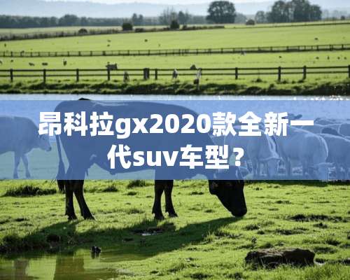 昂科拉gx2020款全新一代suv车型？