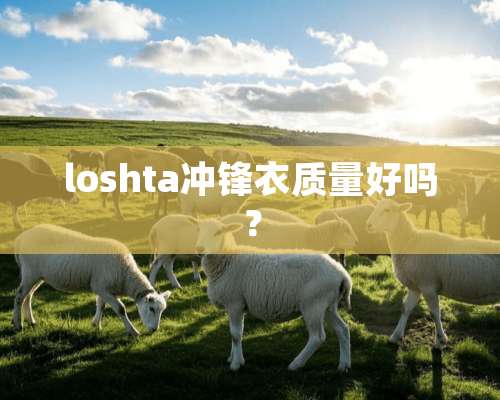 loshta冲锋衣质量好吗？