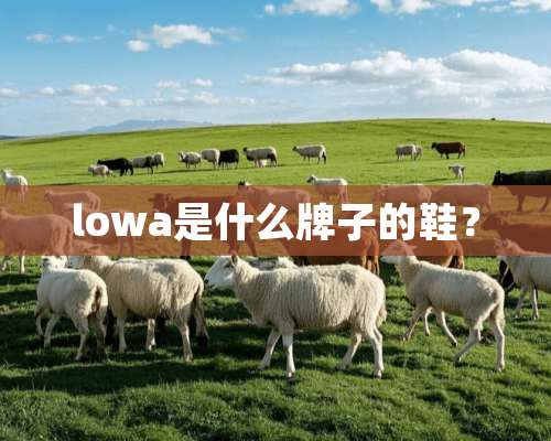 lowa是什么牌子的鞋？