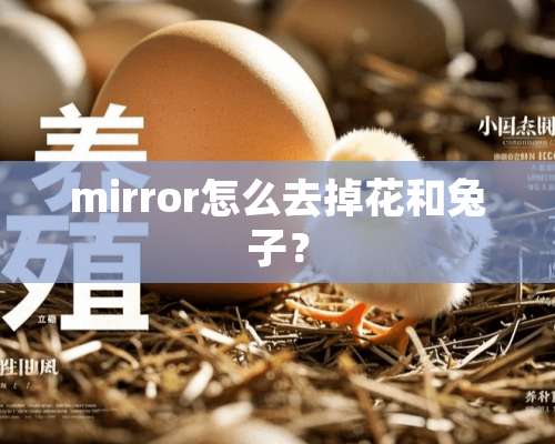 mirror怎么去掉花和兔子？