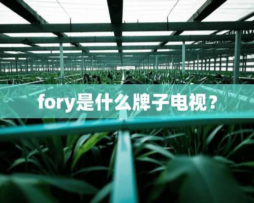 fory是什么牌子电视？