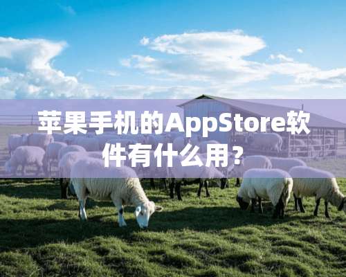 苹果手机的AppStore软件有什么用？