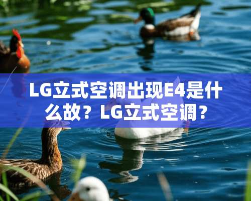 LG立式空调出现E4是什么故？LG立式空调？