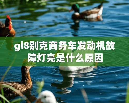 gl8别克商务车发动机故障灯亮是什么原因