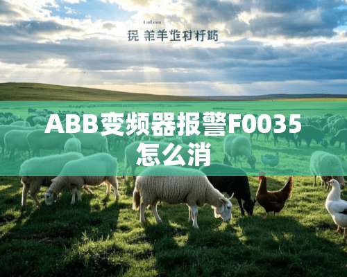 ABB变频器报警F0035怎么消