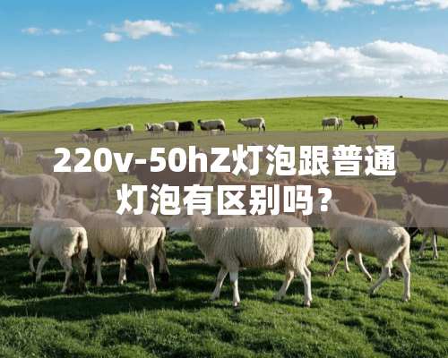 220v-50hZ灯泡跟普通灯泡有区别吗？