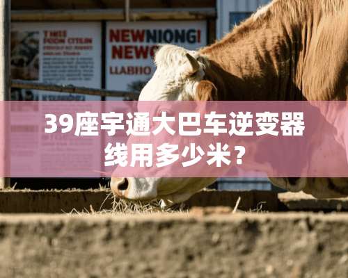 39座宇通大巴车逆变器线用多少米？