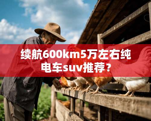 续航600km5万左右纯电车suv推荐？