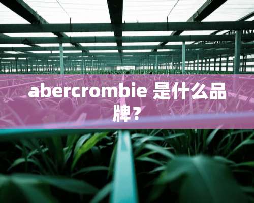 abercrombie 是什么品牌？