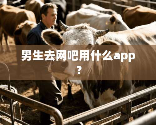 男生去网吧用什么app？