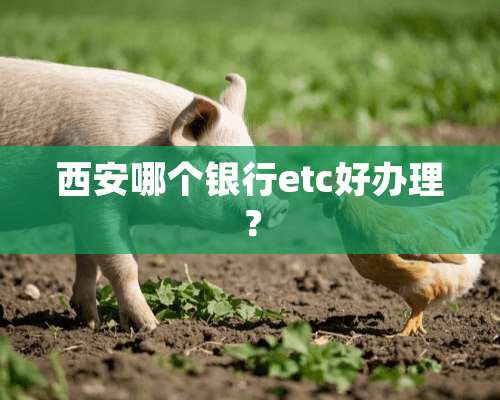 西安哪个银行etc好办理？