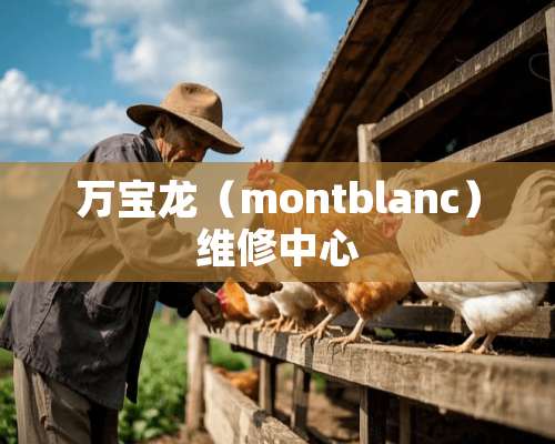 万宝龙（montblanc）维修中心