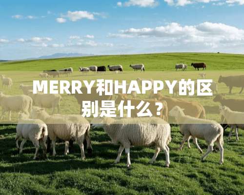 MERRY和HAPPY的区别是什么？