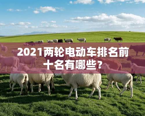 2021两轮电动车排名前十名有哪些？