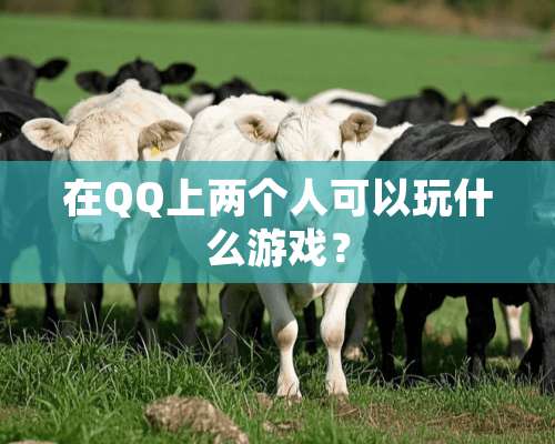 在QQ上两个人可以玩什么游戏？